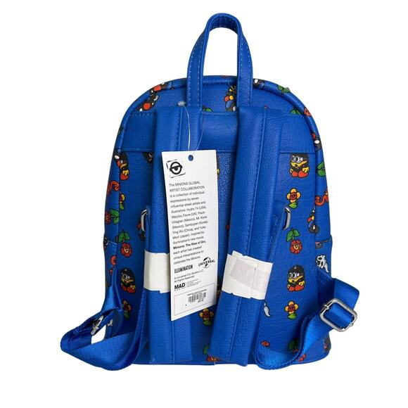 Illumination Minions Artist Series Sambypen Mini Backpack Blue NWT New main image 5